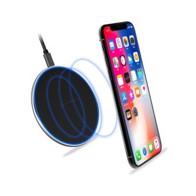 China 2020 Hot 10W Universal Mobile Phone QI Fast Wireless Charger For iPhone X 8 plus XR XS for sale