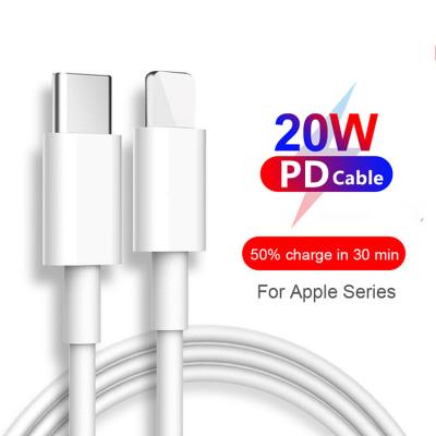 China Type C to Type-C Fast Charging IOS Palladium USB-C 20W Cable Cord Charger for iPhone 13 12 Charging Wire for sale