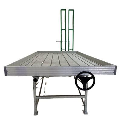 China Ebb And Flow Farm Working Tables Hydroponic Trays Bench Greenhouse Rolling Benches for sale