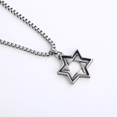 China cheap punk stainless steel korea design star necklace bracelet jewelry set for sale