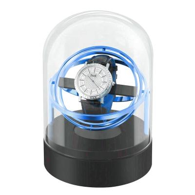 China OEM Luxury Mechanical Glass Watch Box Display Box 5V Uhr Orologio Automatic Watch Winder Metal Reloj Watch Winder for sale