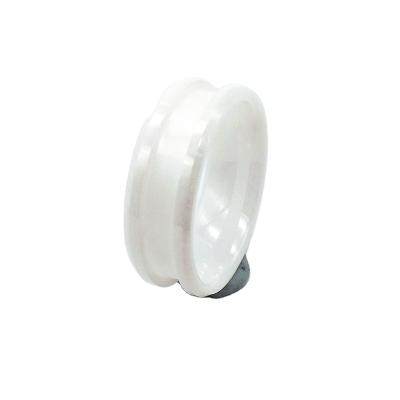 China Factory sale new design CLASSIC hot white black empty ceramic core diy ring inlay for sale