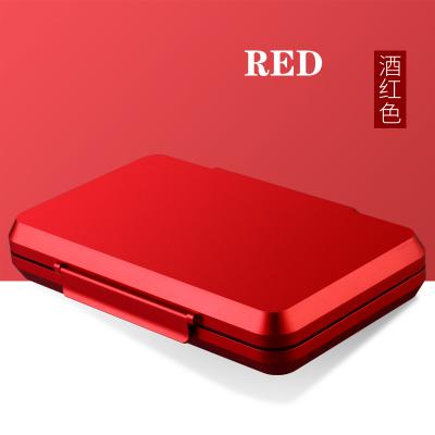 China New Wholesale Aluminum Wood Metal Red Travel Mini Humidor Cigar Boxes Gray Black 5pcs Humidor Boxes for sale