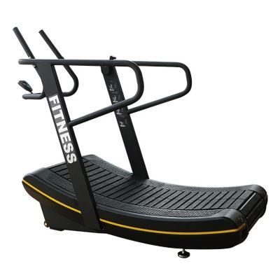 China Commercial 2m curved treadmill for indoor strength training equipment high quality made in china for sale elf power treadmill fitness machine for sale