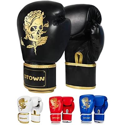 China New Professional Training Pu Leather Boxing Gloves Comfortable High Quality Kids Adult Universal Boxing Gloves for sale