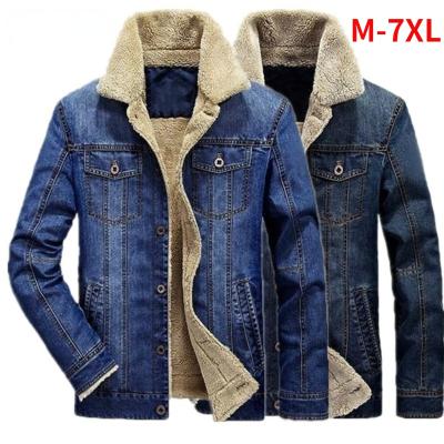 China Regular Men's Jacket And Coats Denim Jacket Fashion Men's Jeans Jacket Thick Warm Winter Outwear The Cowboy for sale