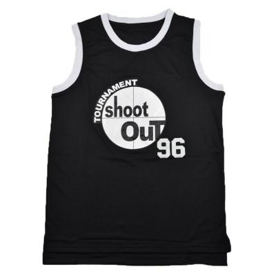 China 96# Movie Tank Tops Tournament Antibacterial Shoot Over The Rim Movie Birdie #96 Motaw #23 Basketball Tank Tops for sale