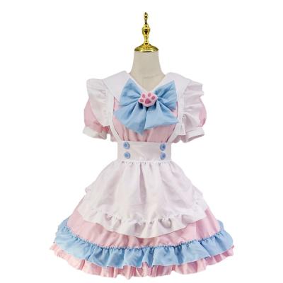 China Polyester Anime Women Princess Dress Maid Costume Dress Girls Party Stage Costumes Kawaii Cosplay for sale