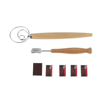 China Soure Stainless Steel +ABS Baker's Bread Blade and Egg Beater Set for sale