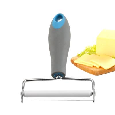 China Sustainable Adjustable Thickness Stainless Steel Wire Cheese Slicer for sale