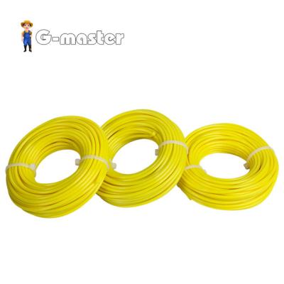 China 2-Stroke GM-L011 3.0mm Yellow Round String Trimmer Line For Weed Eater Head for sale