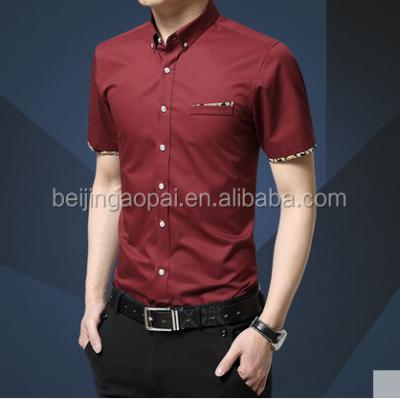 China 2020 fashion men shirts anti-pilling cotton business dress latest formal shirts for men pictures for sale