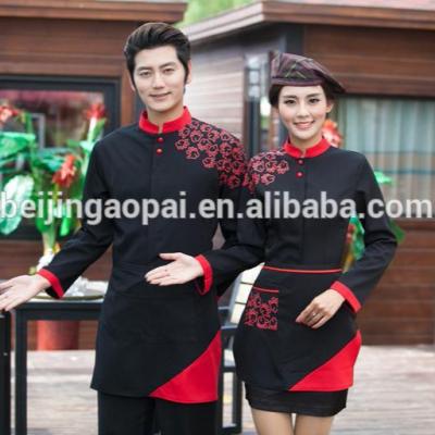 China restaurant & Bar Wholesale OEM Customized Japanese Style Unisex Restaurant Uniform for sale