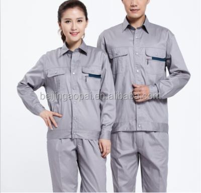 China Custom Spandex Cotton Wholesale Logo Design Factory Uniforms For Workers for sale