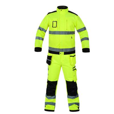 China Factory Price Fire Retardant Direct Reflective Antistatic Protective Stripe Safety Breathable Work Wear Uniform for sale