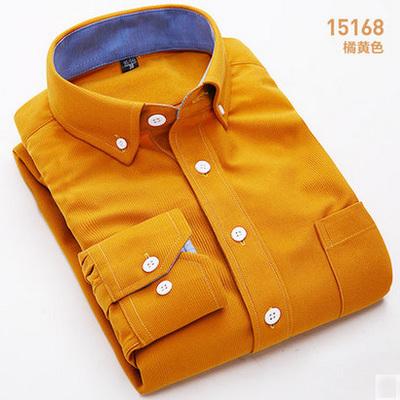 China Cheap men's casual anti-pilling button down dress shirt latest design corduroy shirts for sale