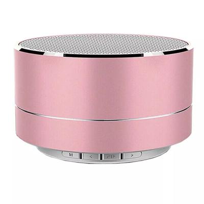 China Cheap stylish metal phone function portable bluetooth wireless speaker A10 with MIC TF AUX card FM radio. for the phone for sale