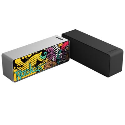 China Custom graffiti or logo of new style sound box speaker 10W speaker F2 graffiti phone function portable TF AXU FM USB wireless portable support for sale