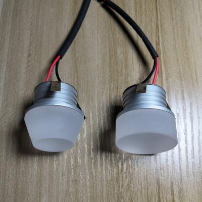 China Modern New Product Modern 110v 12v Mini Spotlight Acrylic Lamp Led 1w Recessed Mount Under Cabinet Lights Decorative For Home Hotel for sale