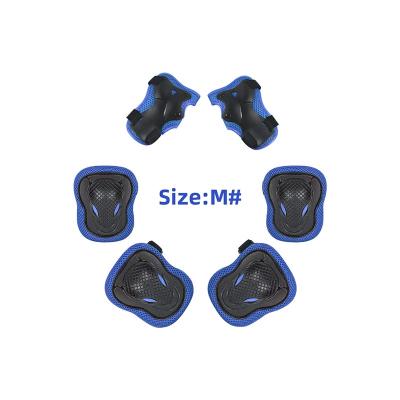 China Drop the heavy duty & Breathable Blue Protective Knee Pads Knee Elbow Pads Child Professional Knee Pad for sale