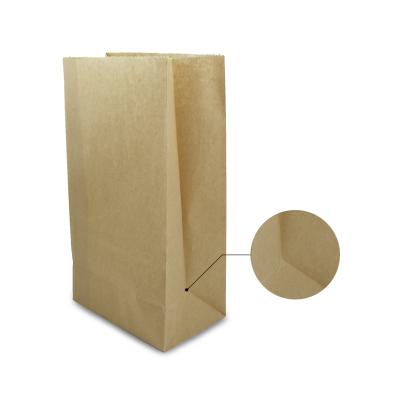 China Recyclable Custom Bread Vegetable Food Without Handle Paper Toast Bag for sale