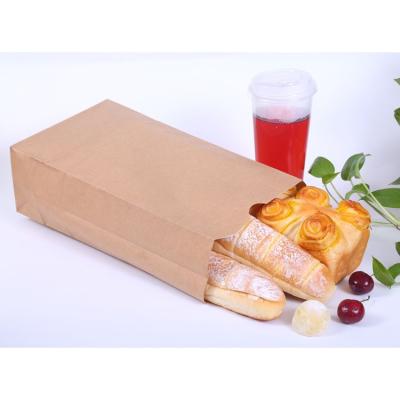 China Recyclable Customized Recyclable Custom Food Bread Printing Cake Packaging Vegetable Paper Bag for sale