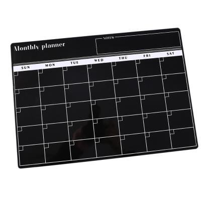 China Contemporary Removable Monthly Dry Erase Board Calendar Magnetic Planner blank Fridge Magnet For Home for sale