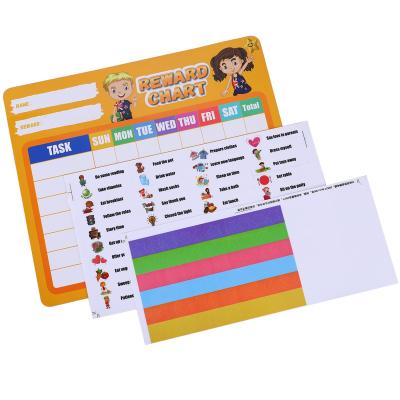 China Shape Monthly Planner White Board magnetic kids child weekly plan message board blank fridge magnetic calendar refrigerator magnet for sale