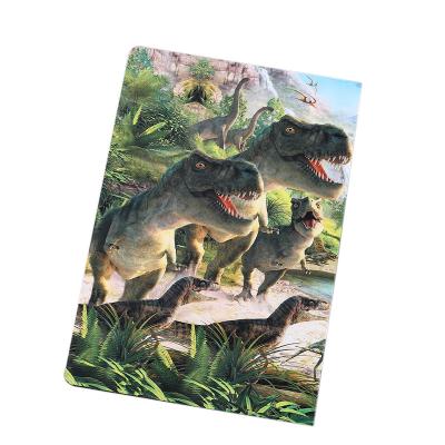 China Coated paper+magnet dinosaur fridge magnet toy educational animal learning cards small fridge magnets for sale