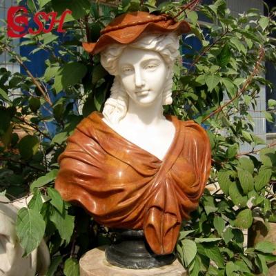 China Western Marble Female Mannequin Main Bust for sale