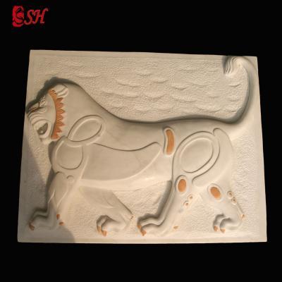 China Wall Decoration Stone Carving Wall Art Relief Sculpture For Sale for sale