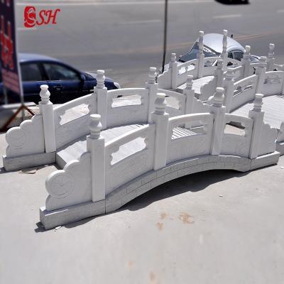 China Garden Hand Carved Natural Garden Marble Bridge For Sale for sale