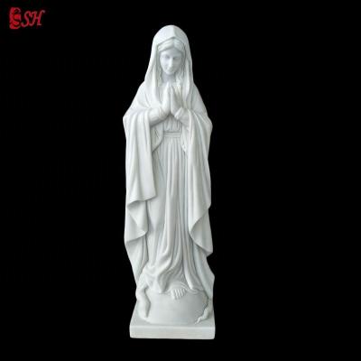 China Factory Price EUROPEAN Hand Carved Best Mother Mary Marble Statues For Sale for sale