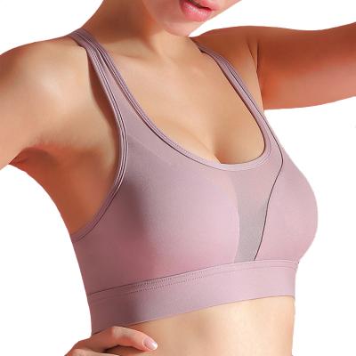 China Hot Sale QUICK DRY Beauty Women's Back Moisture Wicking Quick-Drying Sports Fitness Yoga Bra Breathable Bra With Back Pocket for sale