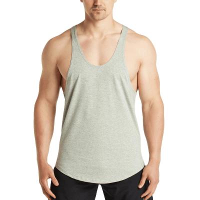 China Latest Men's Tank Top Travel Vest Gym Sleeveless Tank Tops QUICK DRY Elastic Gym Vest For Fitness for sale