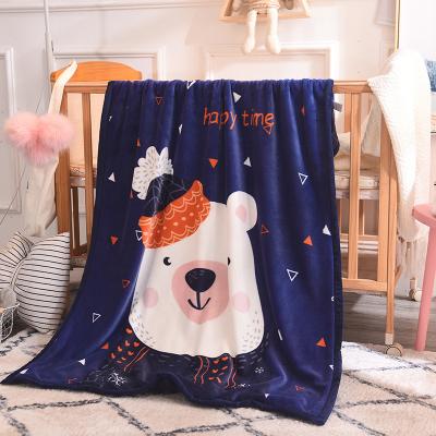 China Anti-static 2021 New Corduroy Fleece Winter Baby Blanket For Beds for sale