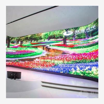 中国 Suitable Customized Indoor 55 Inch OLED Curved Screen HD LCD Splicing Display OLED Curved Screen 販売のため