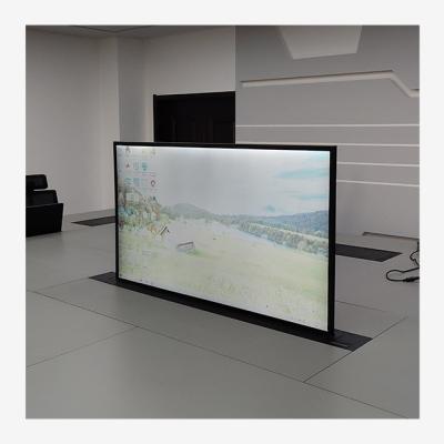 China 55 inch indoorFlexible/OLED/LED/Screen/Transparent/Video HD transparent touch ultra thin display à venda