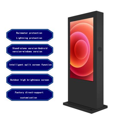 중국 Outdoor Bright Vision HD Highlight 4K Outdoor TV Advertising Display Waterproof Android Digital Signage 판매용