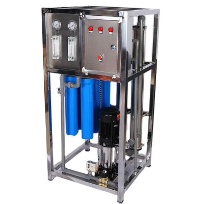 China 500LPH Hotels Stainless Steel Reverse Osmosis Water Treatment System / Water Treatment Machinery for sale