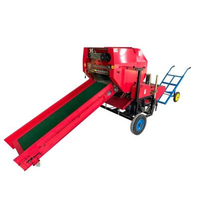 China Hay New Arrival Full Automatic Diesel Version Silage Packing Machine Round Baler for sale