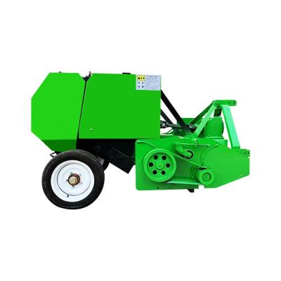 China Hot Selling Round Farm Pack Automatic Straw Picking Crushing Baler Four Wheel Tractor With Agricultural Hay Baler for sale