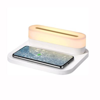 China Multifunctional S26L Tablet Desk Magnetic Lamp Adjustable Brightness, 3 Modes Color Touch Control LED Lights 15W Fast Wireless Charger for sale