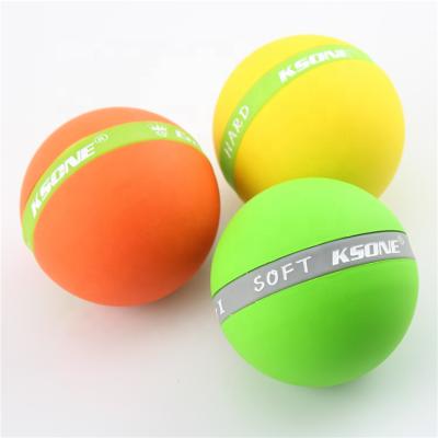 China Wholesale High Quality Custom Logo Lacrosse Massage Ball High Elasticity Rubber Ball 7cm (body company with band logo) for sale