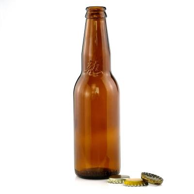 China 300ml 11oz Beverage Beer Bottle Black Glass Beer Bottle Glass Beer Bottle for sale