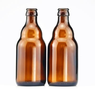 China 330ml 500ml beverage exporting high quality black liquor beer glass beer bottle manufacturer for sale