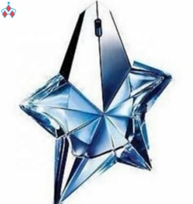 China Perfume 65ML Perfume Bottles Glass Blue Star Shape Glass Bottle for sale