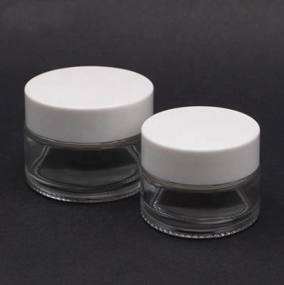 China Personal Care Stock 20ml Glass Jar for sale