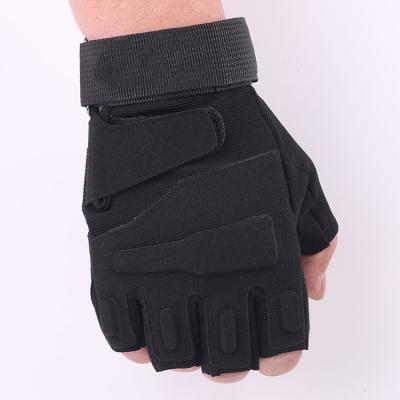 China Outdoor Sport Eco - Friendly Half Finger Army Hiking Motorcycle Cycling Gloves for sale