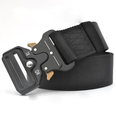 China Fashion Wholesale Simple Durable Adjustable Waist Belt Webbing Outdoor Tactical Belt for sale